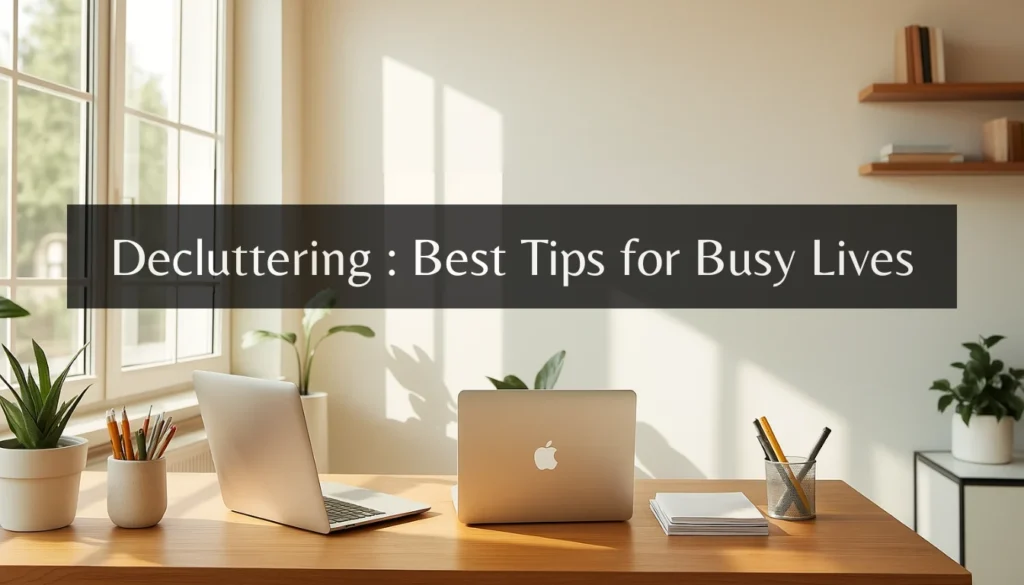 Decluttering Tips